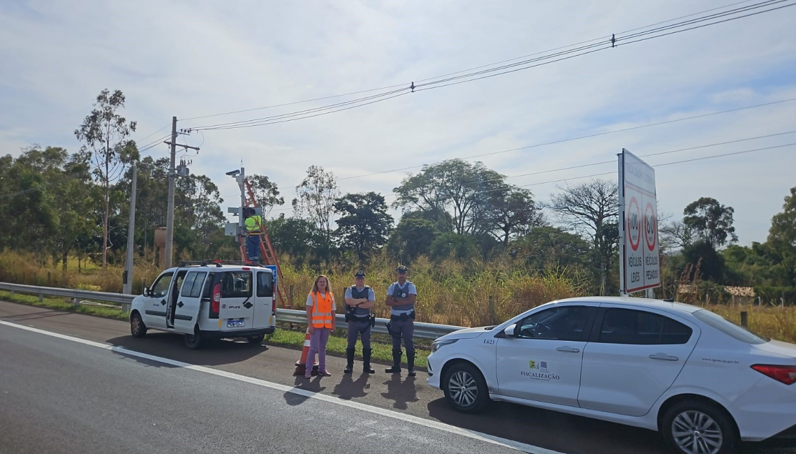 Em Franca, Ipem-SP verifica radar na rodovia SP-334